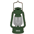 Olive Green Light Up Hurricane Lantern with Dimmer & Compass (15 LEDs)